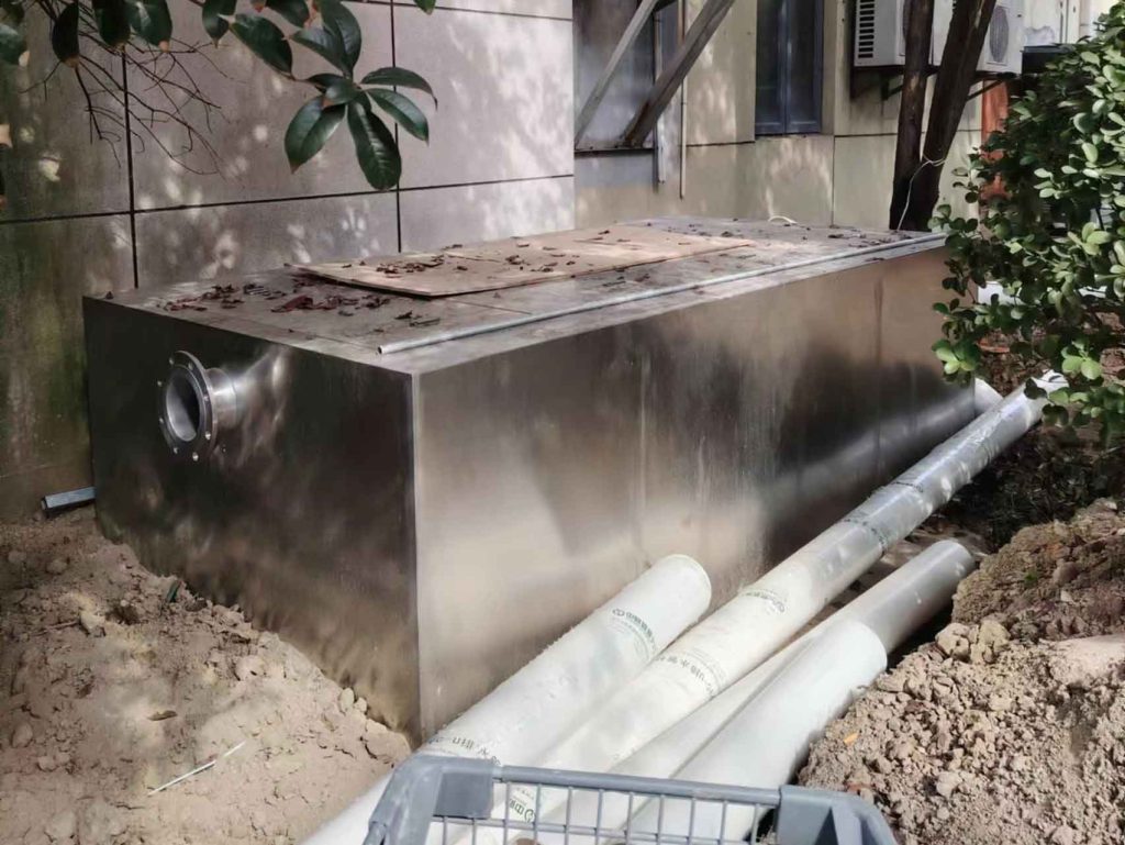 寶山紅太陽商業廣場地埋式油水分離器